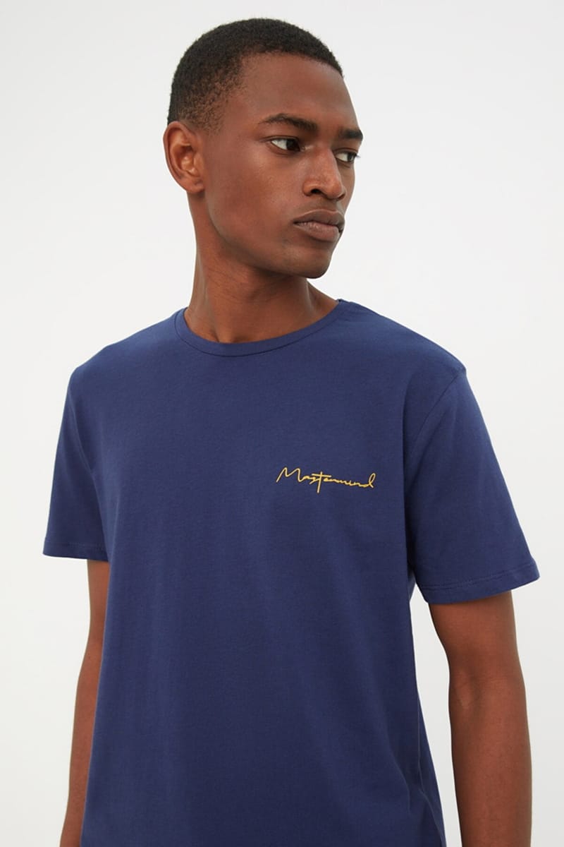 Mastermind Crew Neck Men's T-Shirt Trendyol - Men's Short Sleeve T-Shirt 19