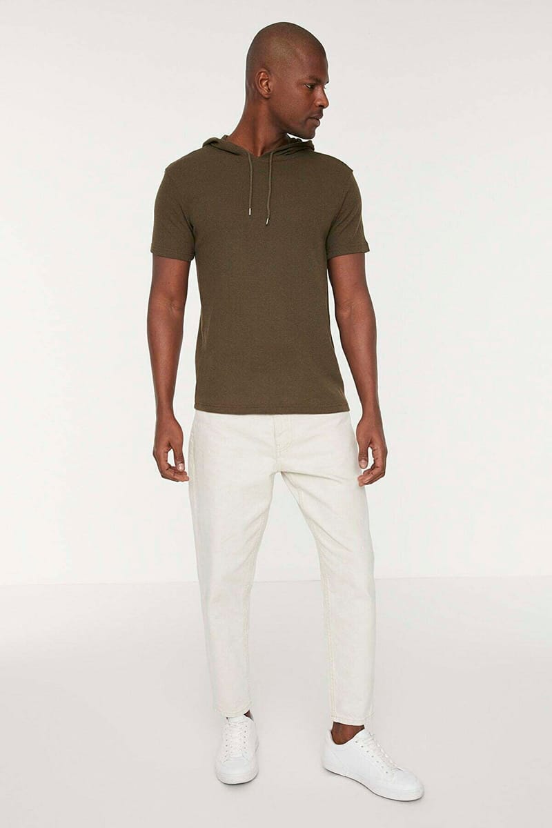 Trendyol - Men's Short Sleeve T-Shirt 44