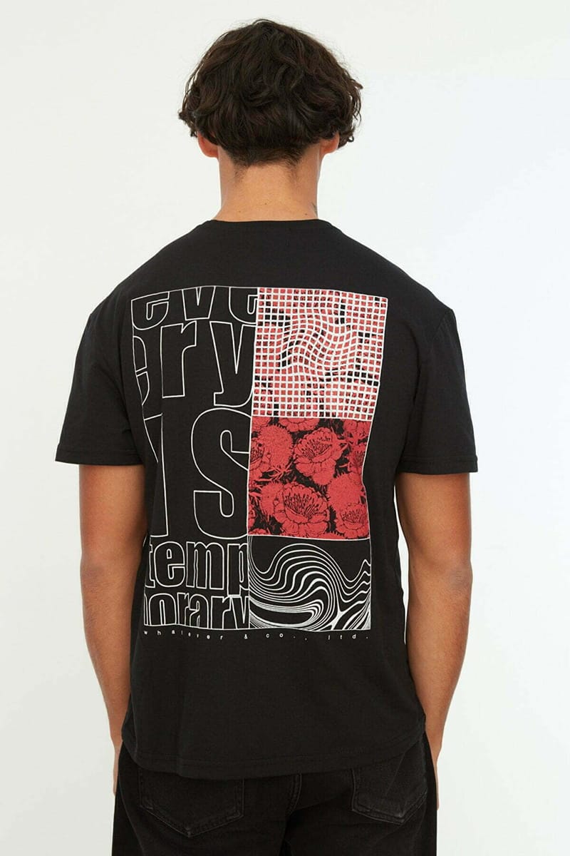 Trendyol - Men's Short Sleeve T-Shirt 24