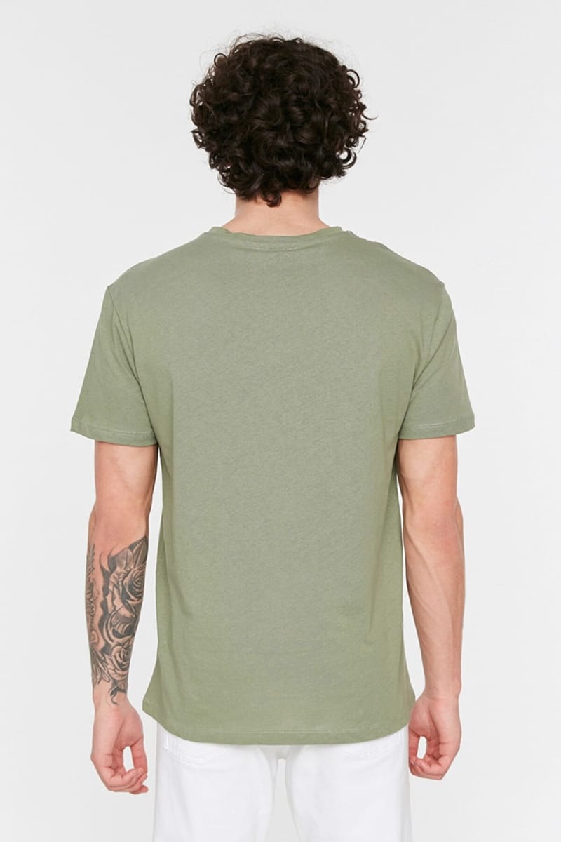 Green Not Good Enough Slogan Crew Neck Men's T-Shirt - Short Sleeve T-Shirt 24