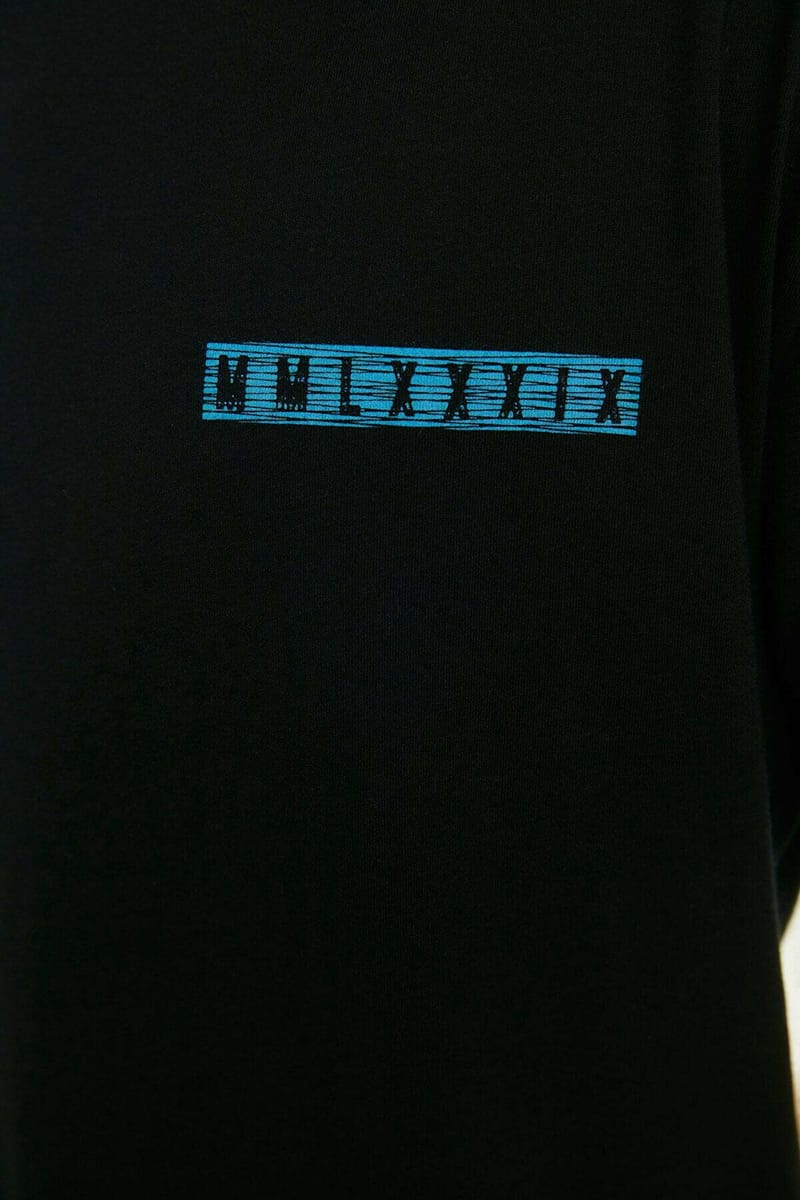 Back Print Crew Neck Black Men’s T-Shirts - Short Sleeve T-Shirt 22