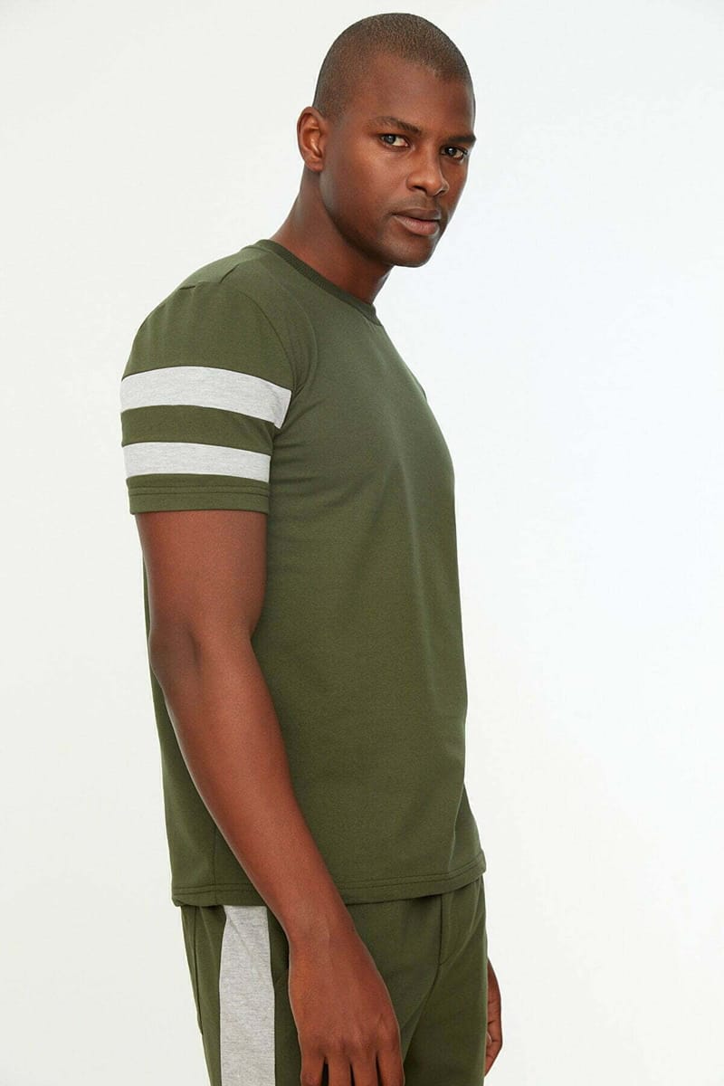 Stripe Detail T-Shirt + Shorts Set