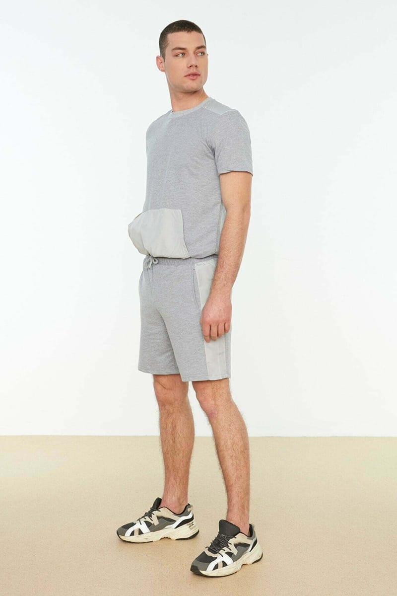 2-Piece Line Pocket Tracksuit Set Grey 2-Piece Line Pocket Tracksuit Set Grey - Tracksuit Sets 24