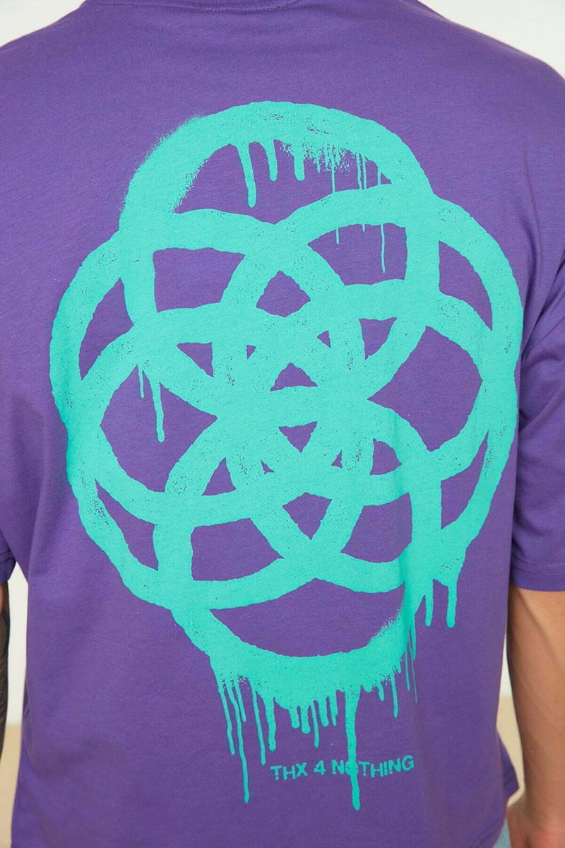 Printed Oversize Crew Neck Men's T-Shirt Printed Oversize Crew Neck Men's T-Shirt - Short Sleeve T-Shirt 49