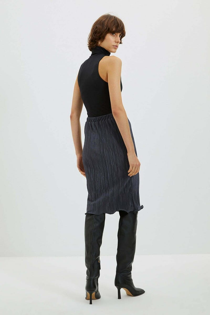 Pleated Midi Skirt Trendyol - Women's Midi Skirts 25