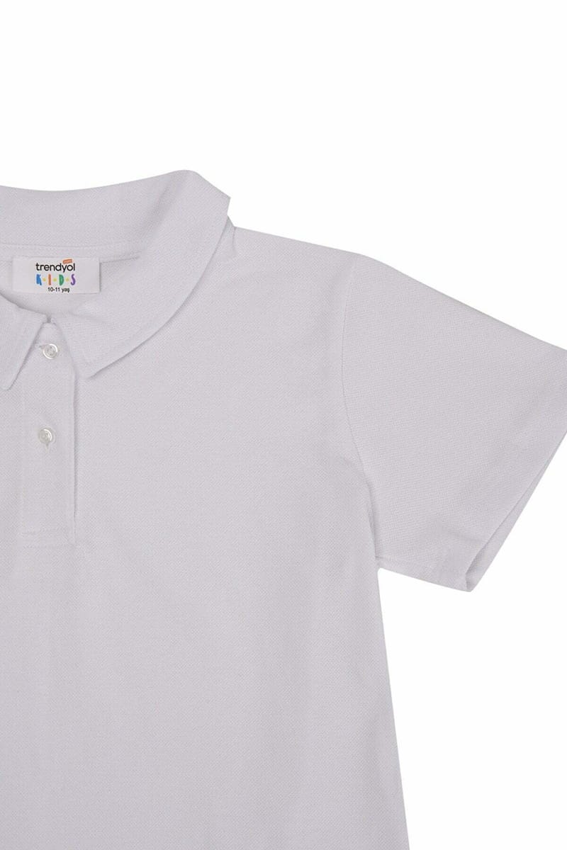 White Kids Essential Girls’ Polo T-Shirt - Polo Shirts 39