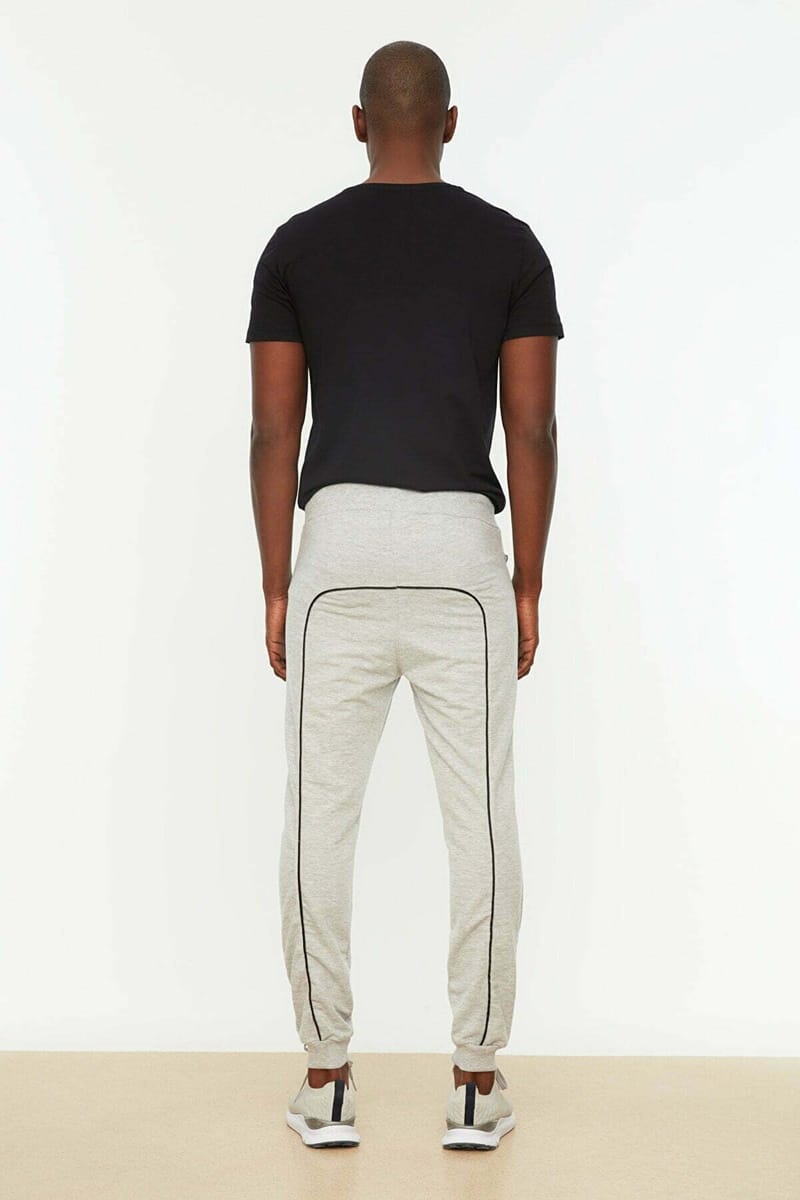 Grey Regular Fit Men's Sweatpants - Sweatpants 34