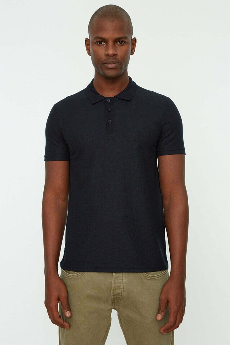 Polo Collar T-Shirt Trendyol - Men's Polo T-Shirts 7