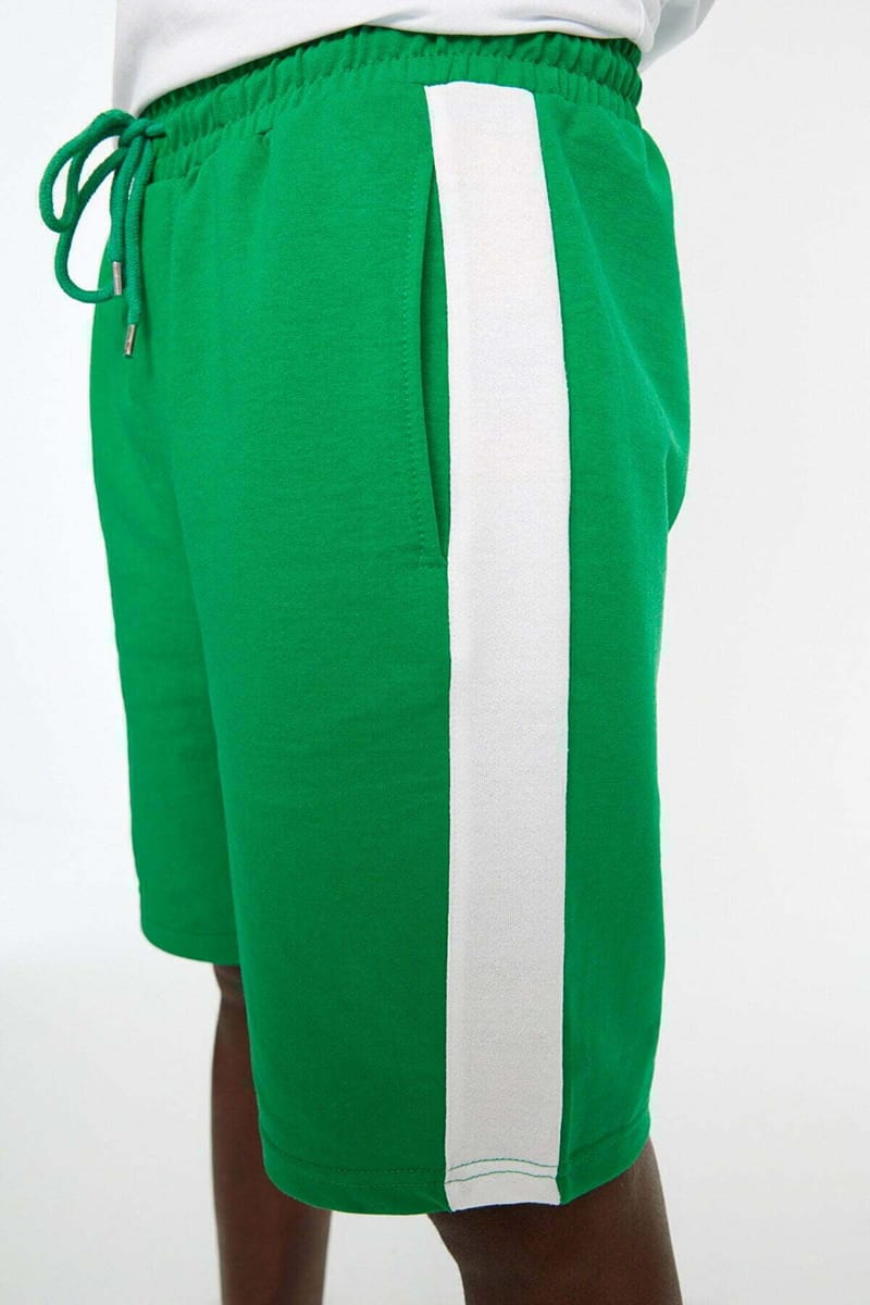 Side Stripe Drawstring Men's Shorts - Casual Shorts 58