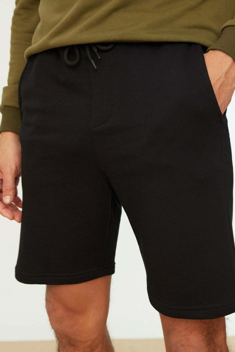 Drawstring Shorts Grey Trendyol - Men's Sweat Shorts 33