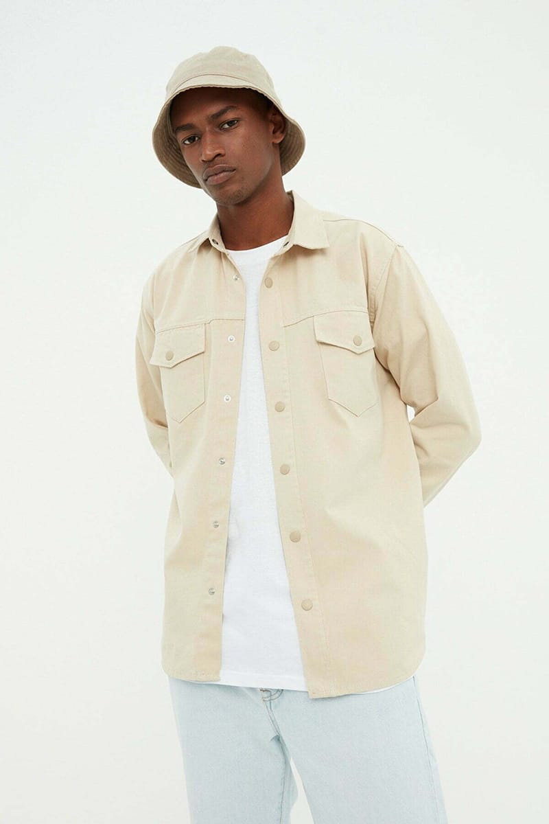 Trendyol - Men's Long Sleeves Shirts 46