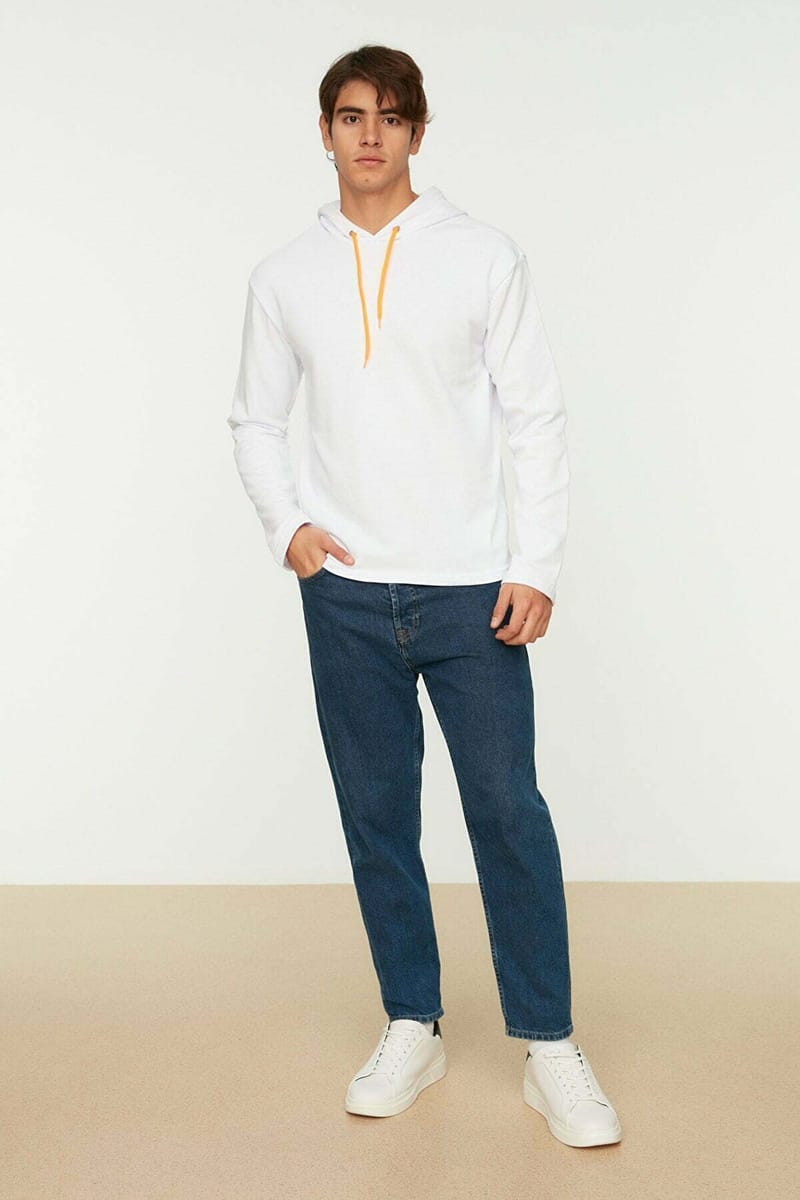 White Essential Men's Hoodie White Essential Men's Hoodie - Hoodies 28