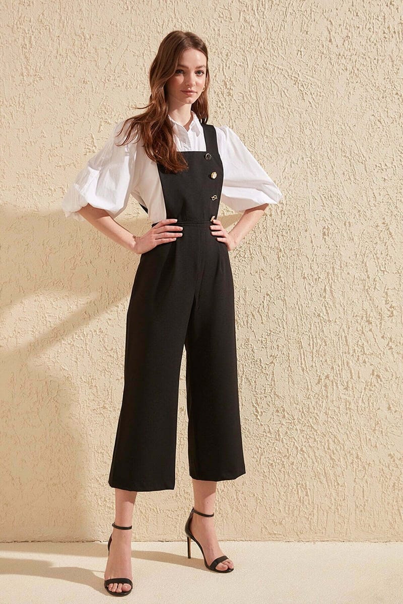 Button Detailed Jumpsuit - Jumpsuits 25