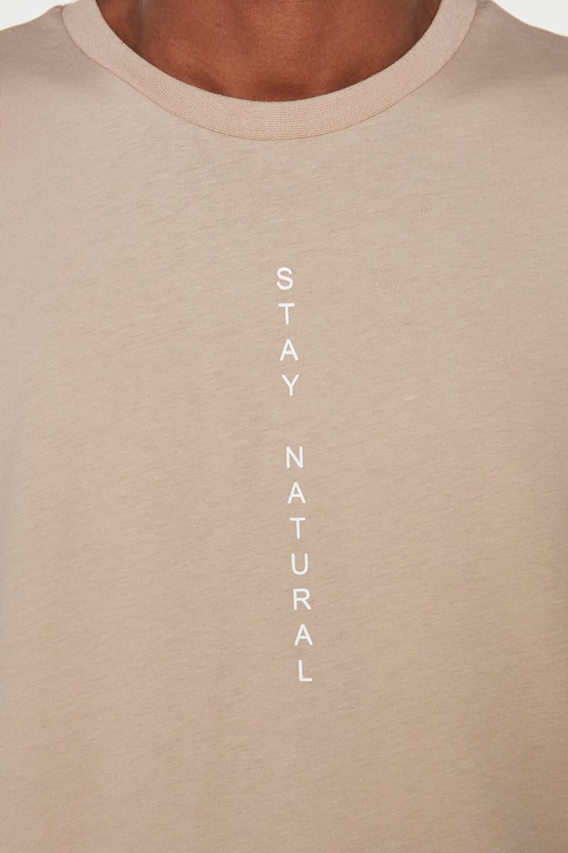 Stay Natural Crew Neck T-Shirt - Short Sleeve T-Shirt 21
