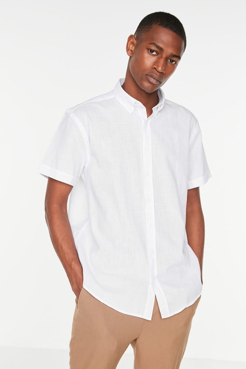 Button Down Regular Fit Shirt - Short Sleeves Shirts 22