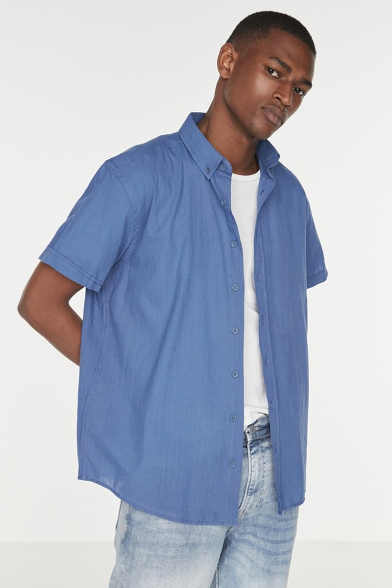 Button Down Regular Fit Shirt - Short Sleeves Shirts 43
