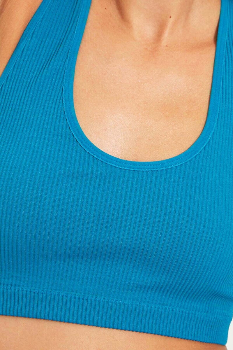 Ribbed Sports Bra For Women - Sports Bra 16