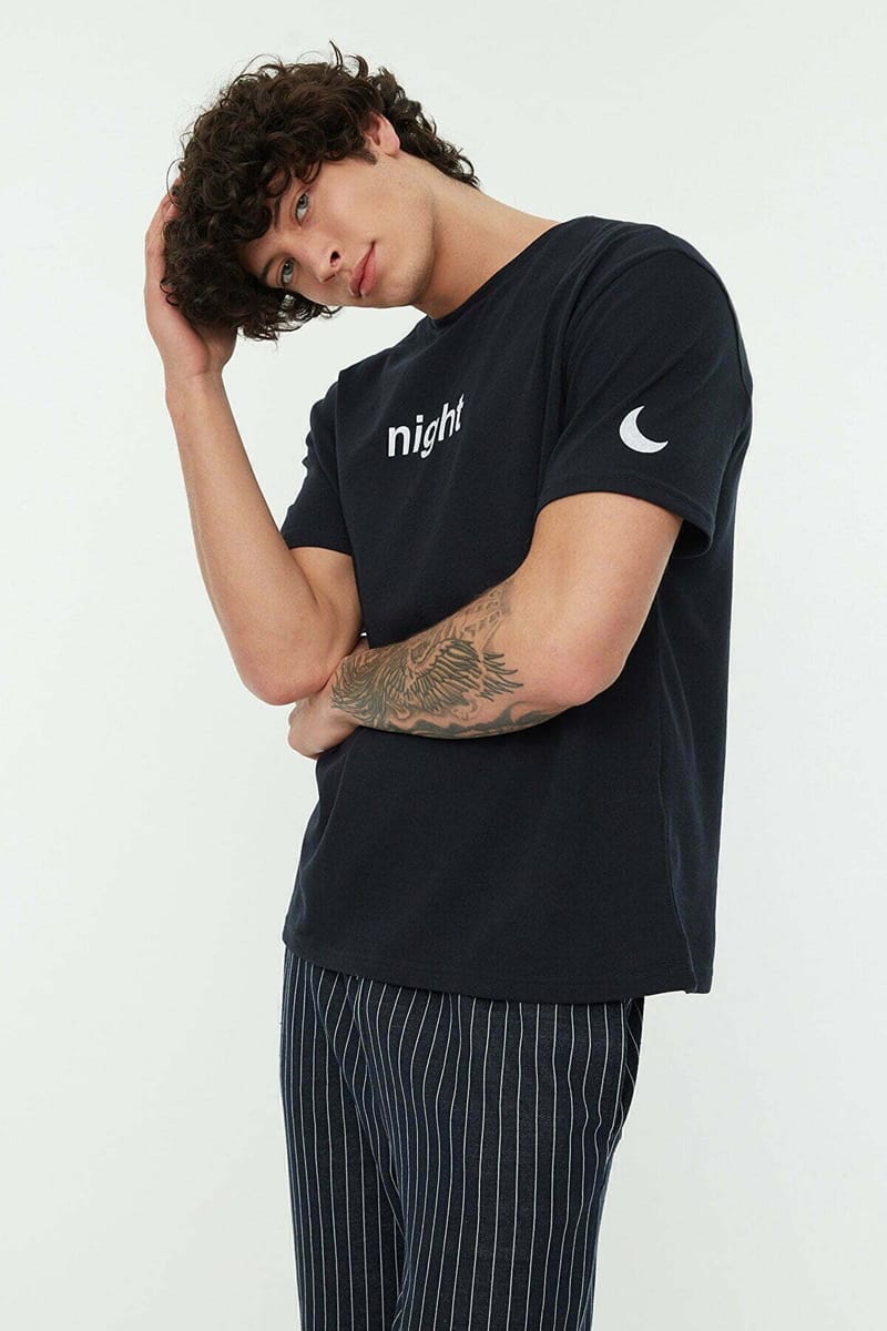 Printed Knitted Pajamas Set - Co-ord Sets 20