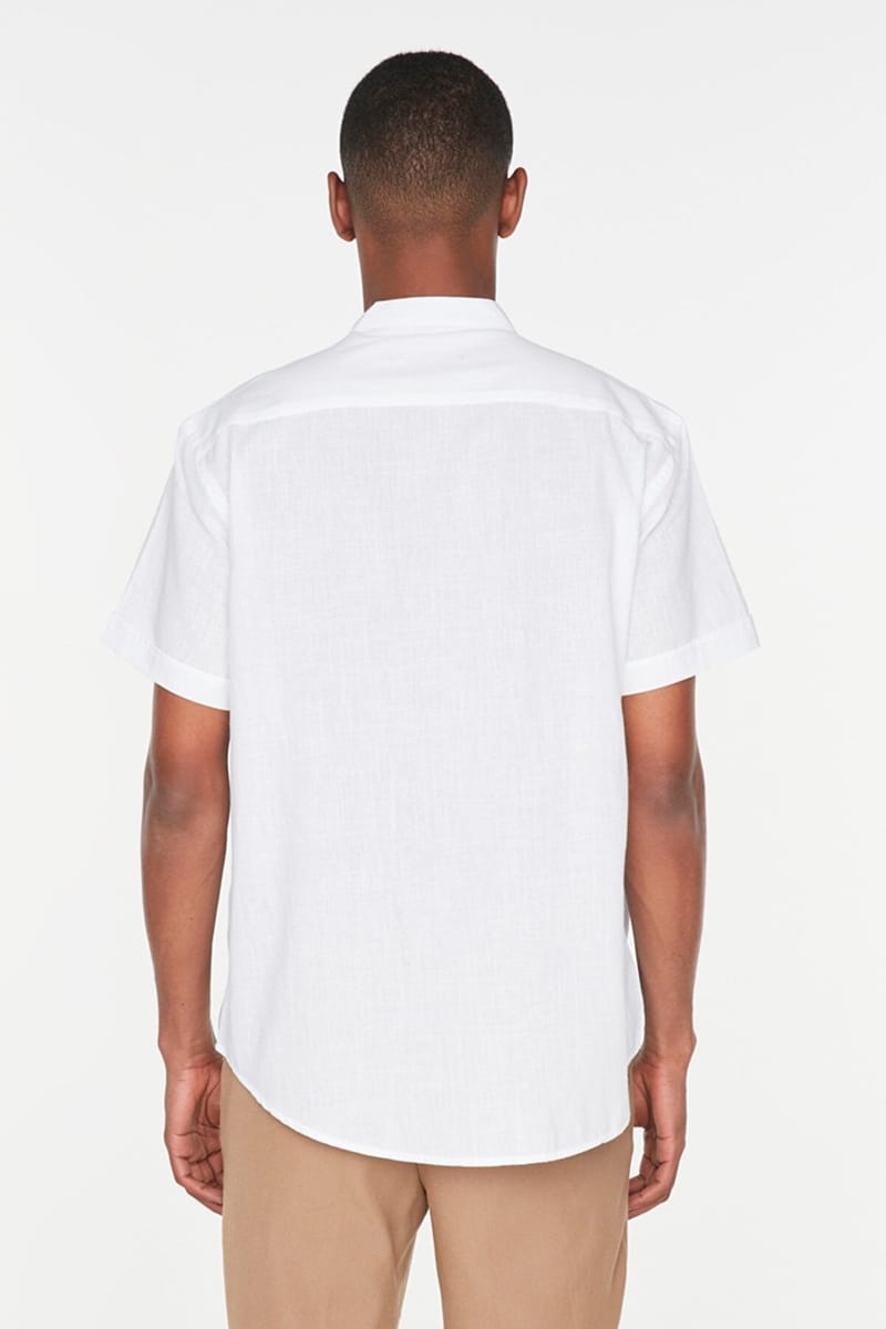 4_org_zoom Grandad Collar Regular Fit Shirt - Short Sleeves Shirts 24