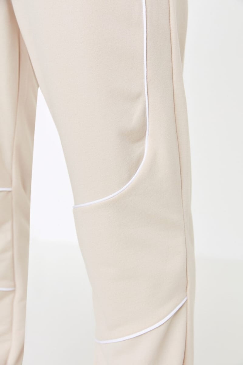 4_org_zoom Piping Detail Cuffed Sweatpants - Sweatpants 22
