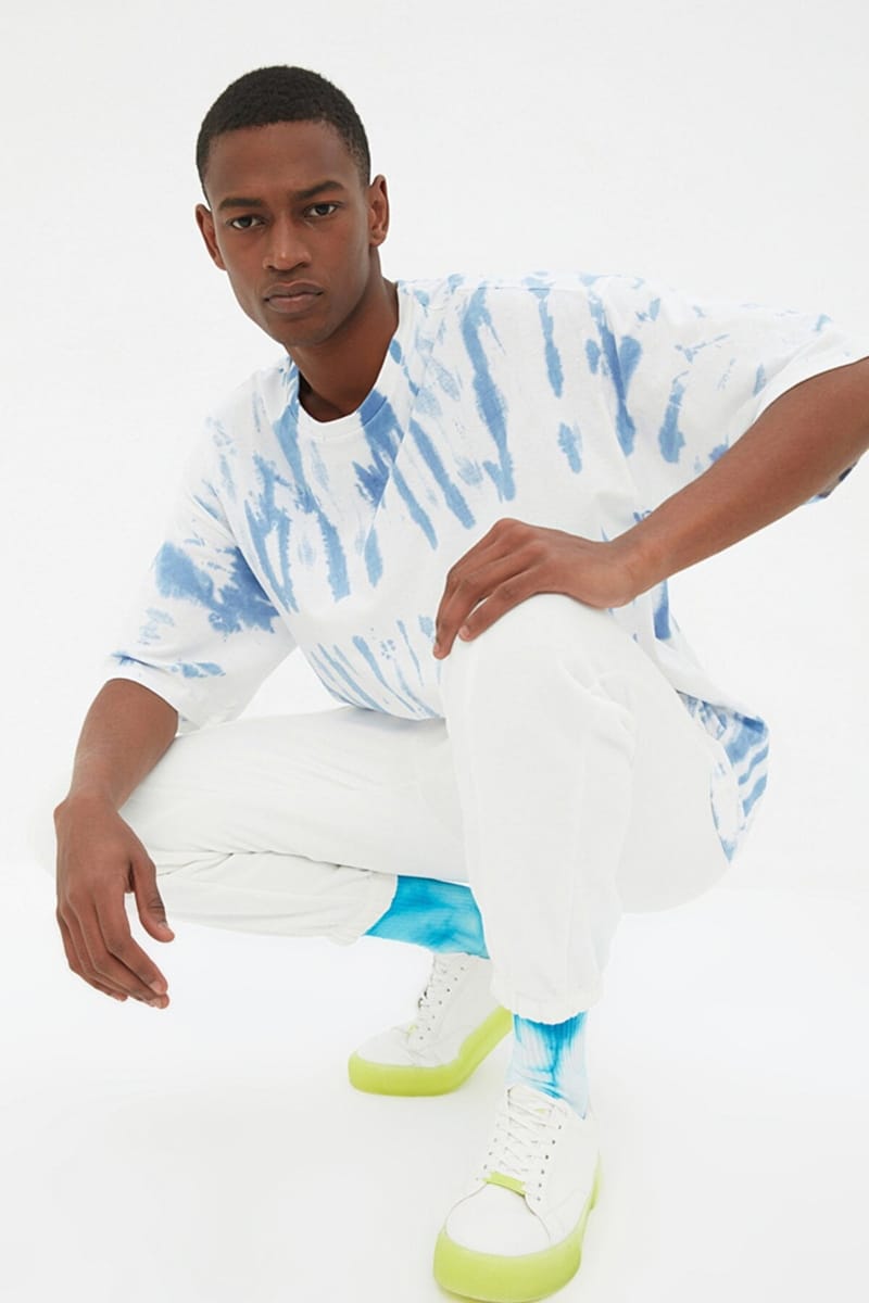 Tie Dye Crew Neck T-Shirt - Short Sleeve T-Shirt 23