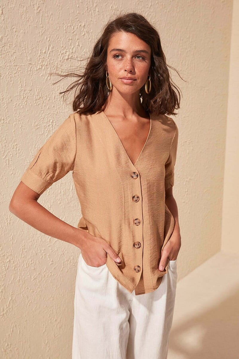 6_org_zoom Button Down Top - Short Sleeve Tops 37
