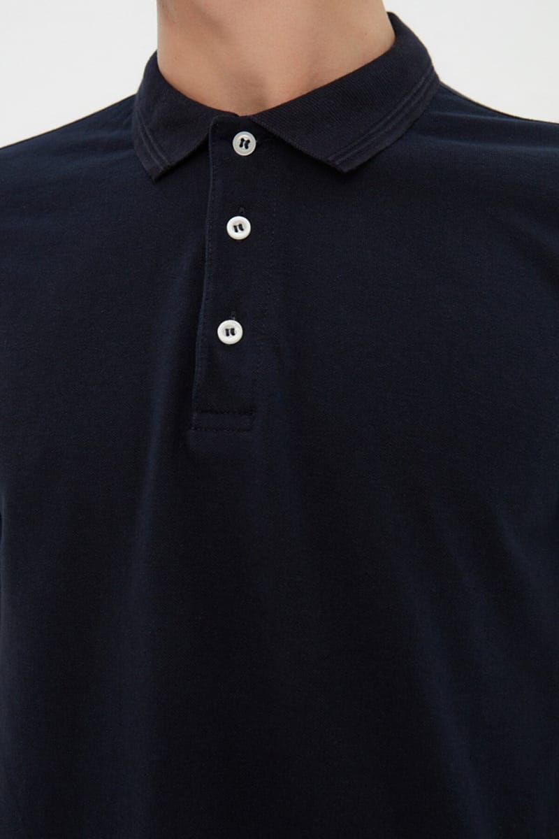 Slim Fit Polo T-Shirt Trendyol - Men's Polo T-Shirts 16