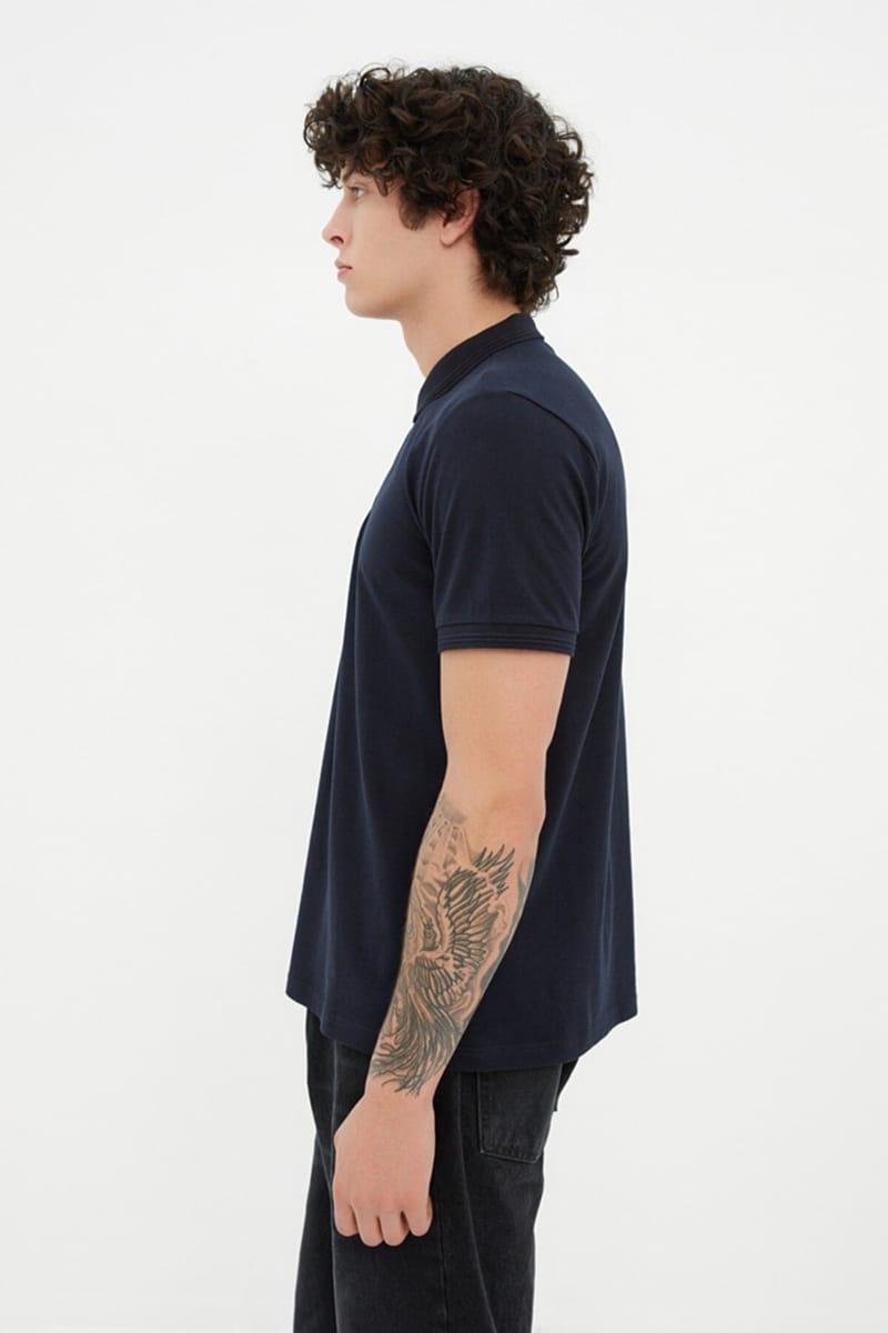 Slim Fit Polo T-Shirt Trendyol - Men's Polo T-Shirts 23