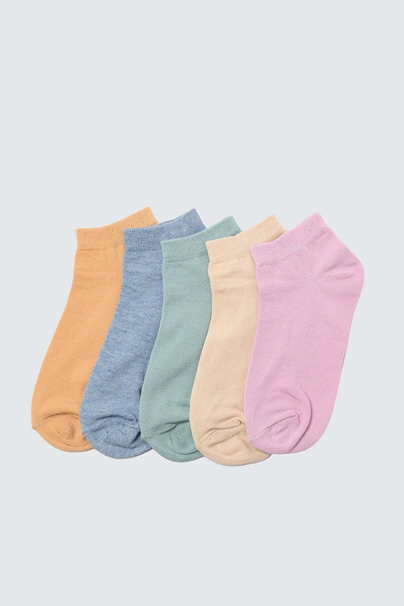 5 Pack Ankle Socks - Socks