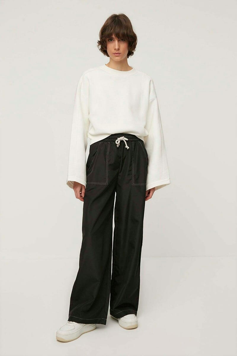 Pocket Detail Wide Leg Sweatpant Pocket Detail Wide Leg Sweatpant - Sweatpants 20