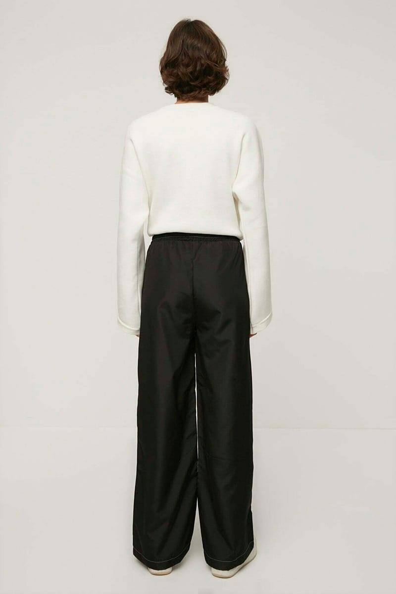 Pocket Detail Wide Leg Sweatpant Pocket Detail Wide Leg Sweatpant - Sweatpants 24