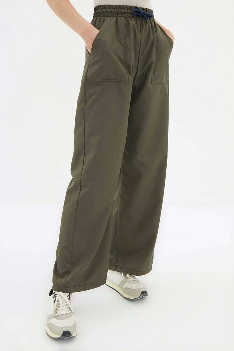 Pocket Detail Wide Leg Sweatpant Pocket Detail Wide Leg Sweatpant - Sweatpants 37