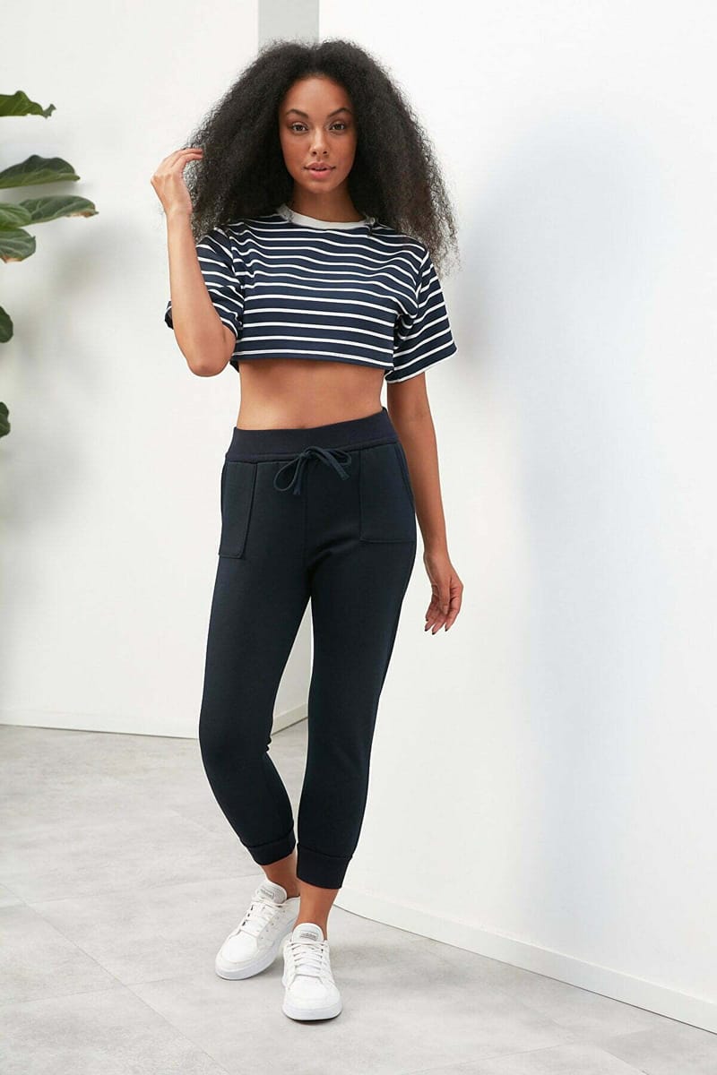 Single Color Pocket Detail Jogger Women's Pants Trendyol - Women's Trousers 55