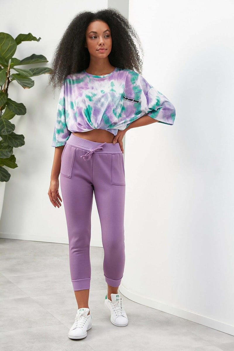 Single Color Pocket Detail Jogger Women's Pants Trendyol - Women's Trousers 42