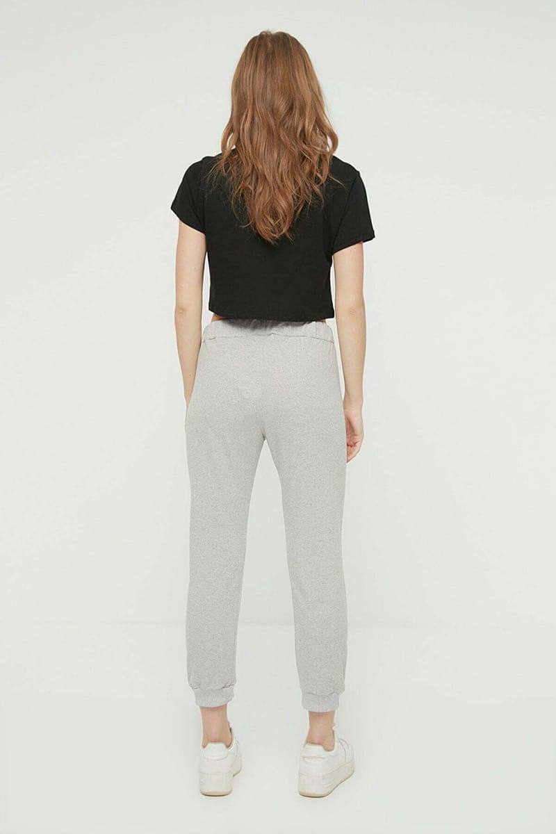 Drawstring Detail Printed Pants Trendyol - Women's Sweatpants 28