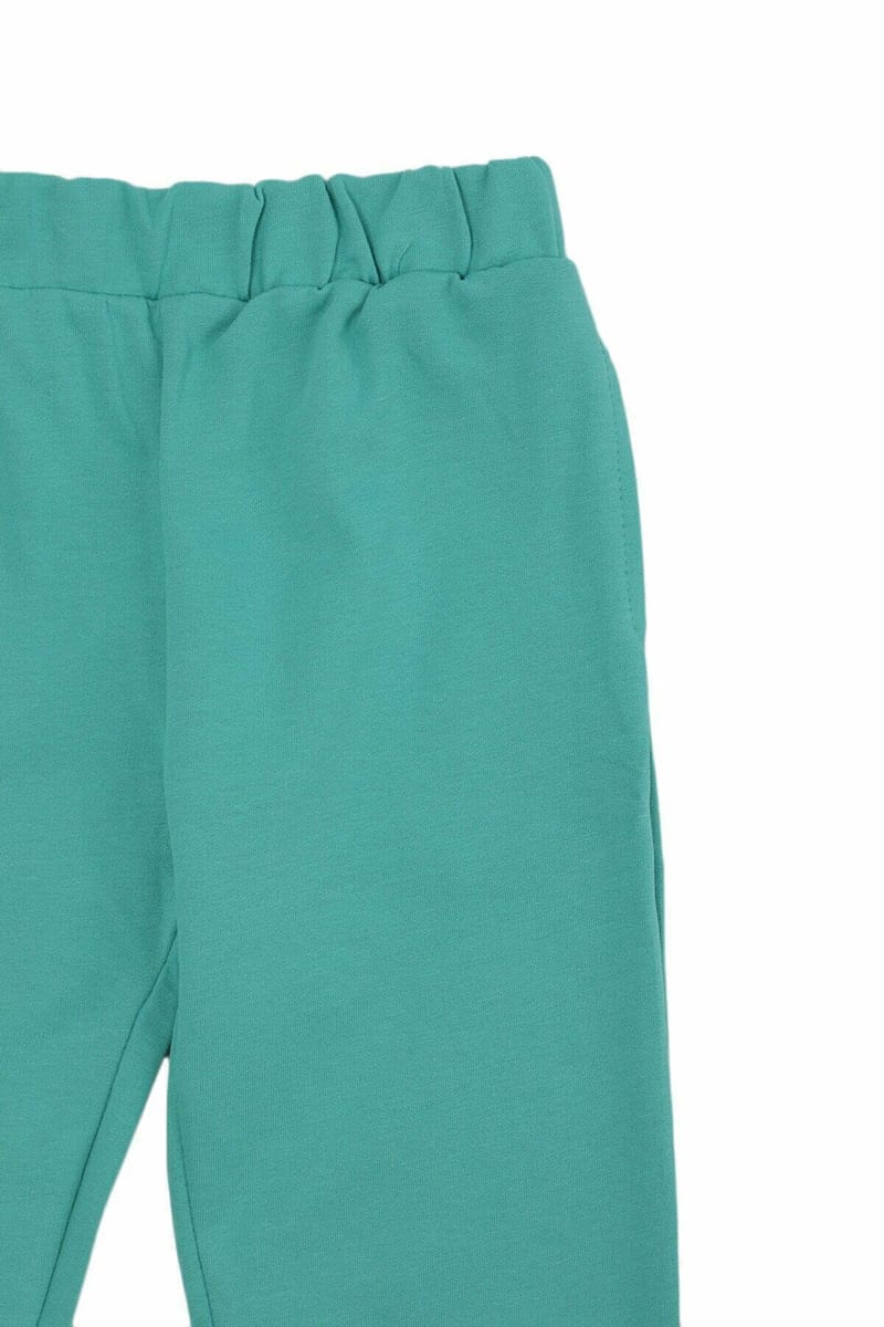Green Kids Cuffed Boys' Sweatpants - Trousers & Sweatpants 76