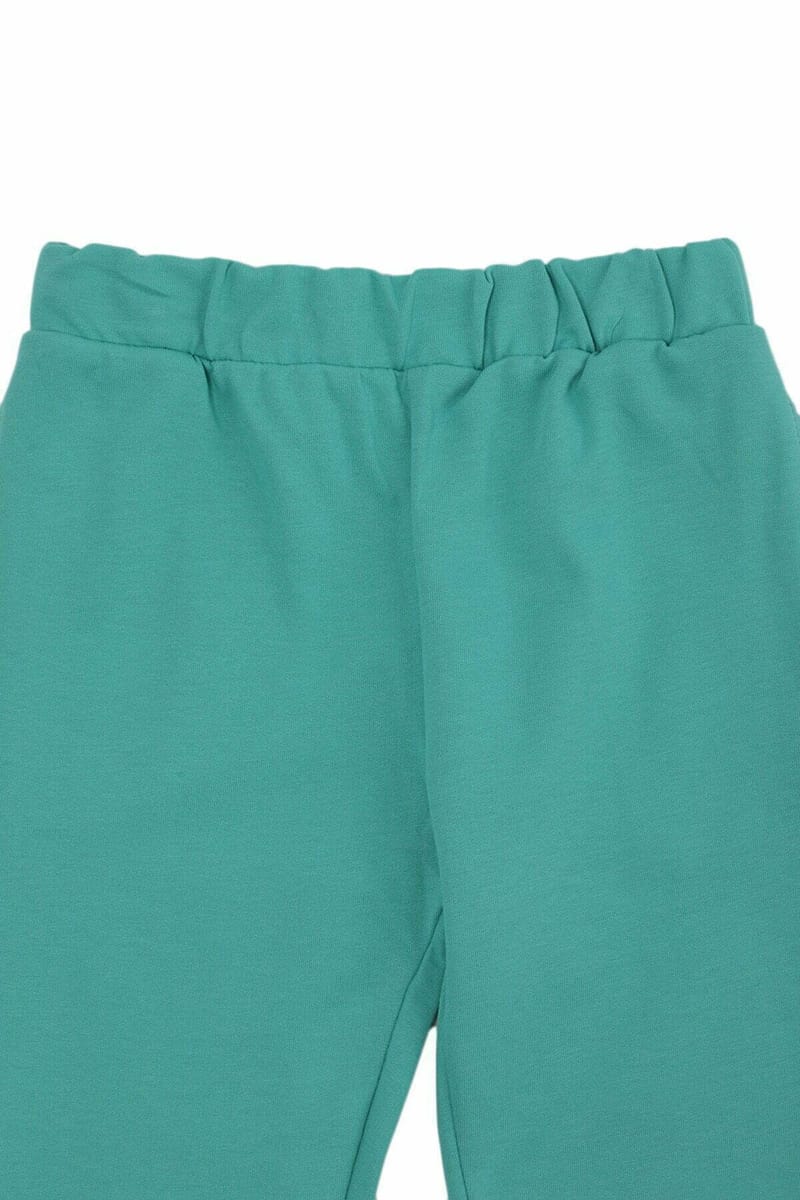 Green Kids Cuffed Boys' Sweatpants - Trousers & Sweatpants 77