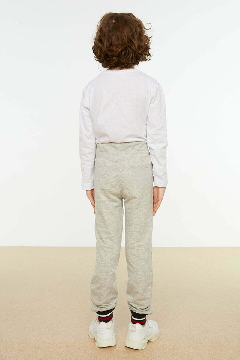 Kids Striped Cuffed Hem Sweatpants - Trousers & Sweatpants 79