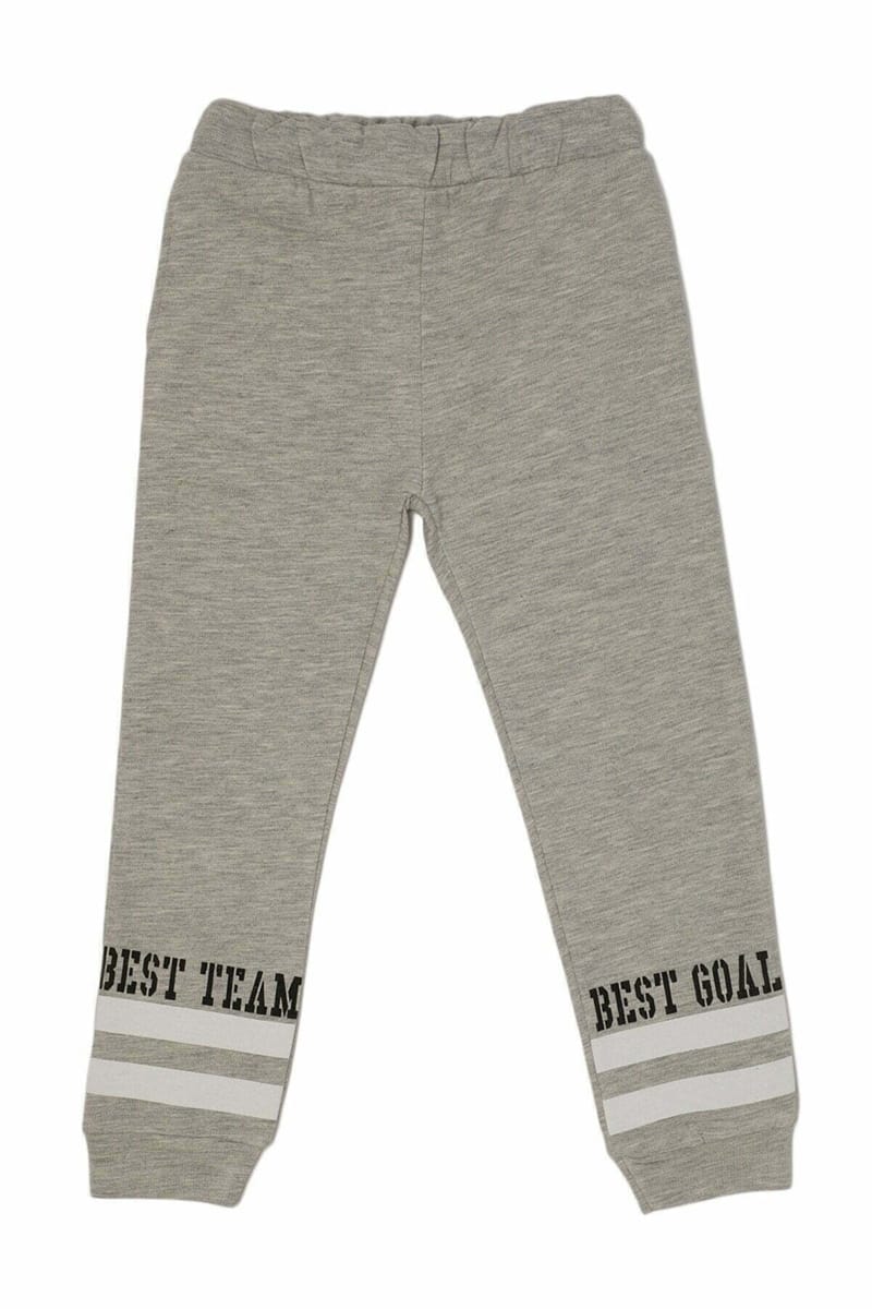 Kids Slogan Cuffed Sweatpants - Trousers & Sweatpants 101