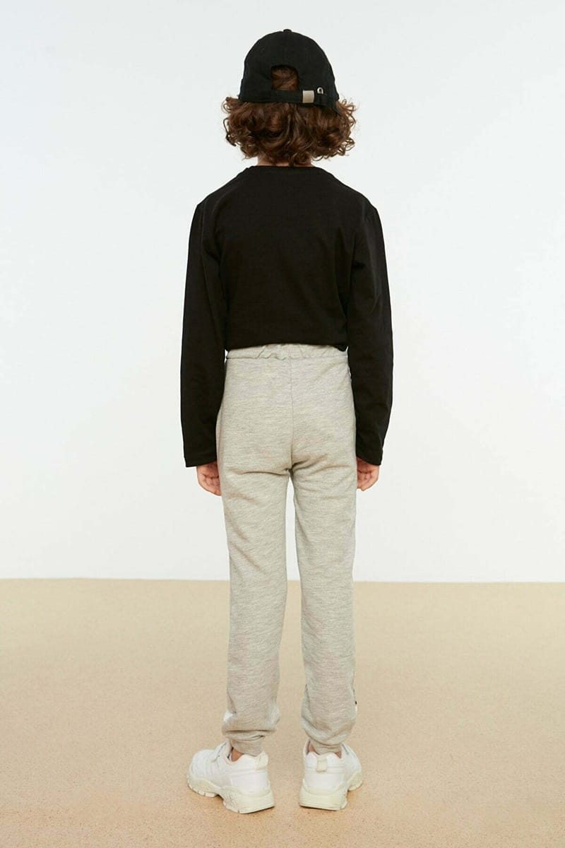 Kids Slogan Cuffed Sweatpants - Trousers & Sweatpants 94