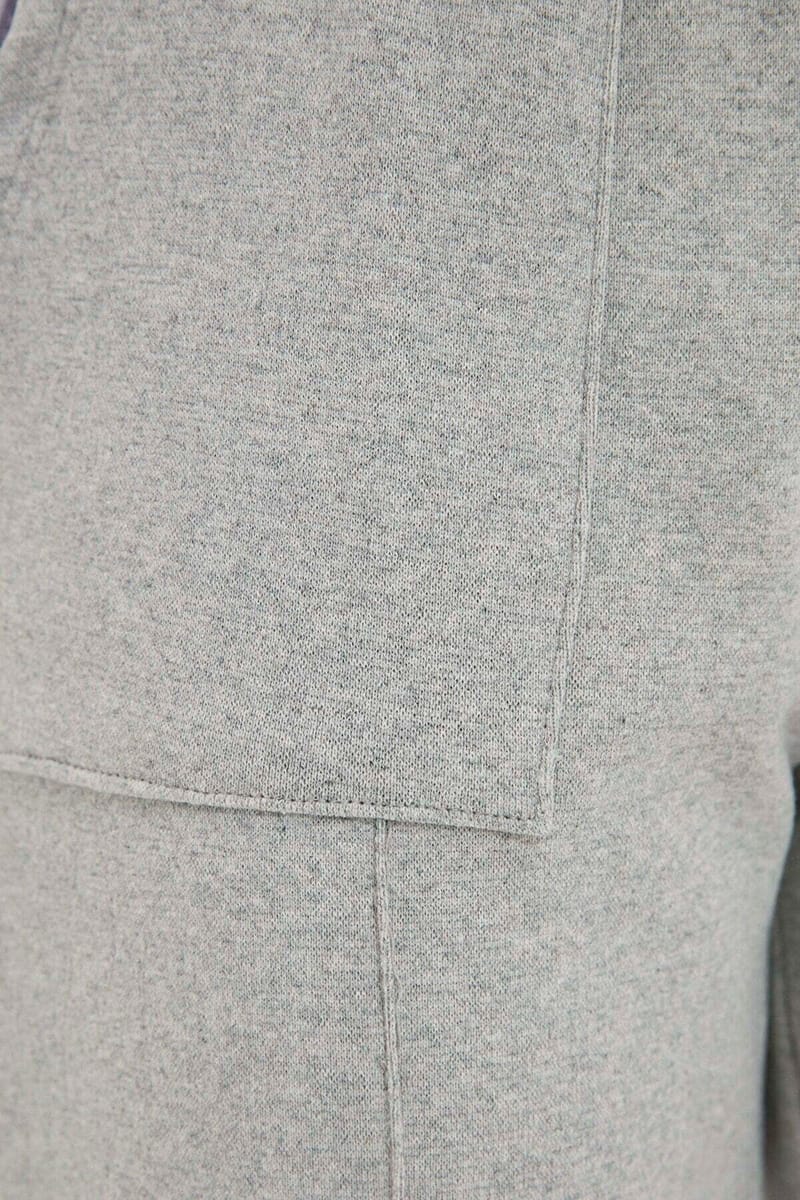 Pocket Wide Leg Knitted Sweatpant - Sweatpants 23