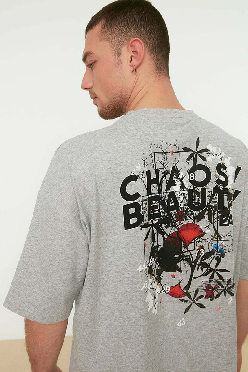 Trendyol - Men's Short Sleeve T-Shirt 24