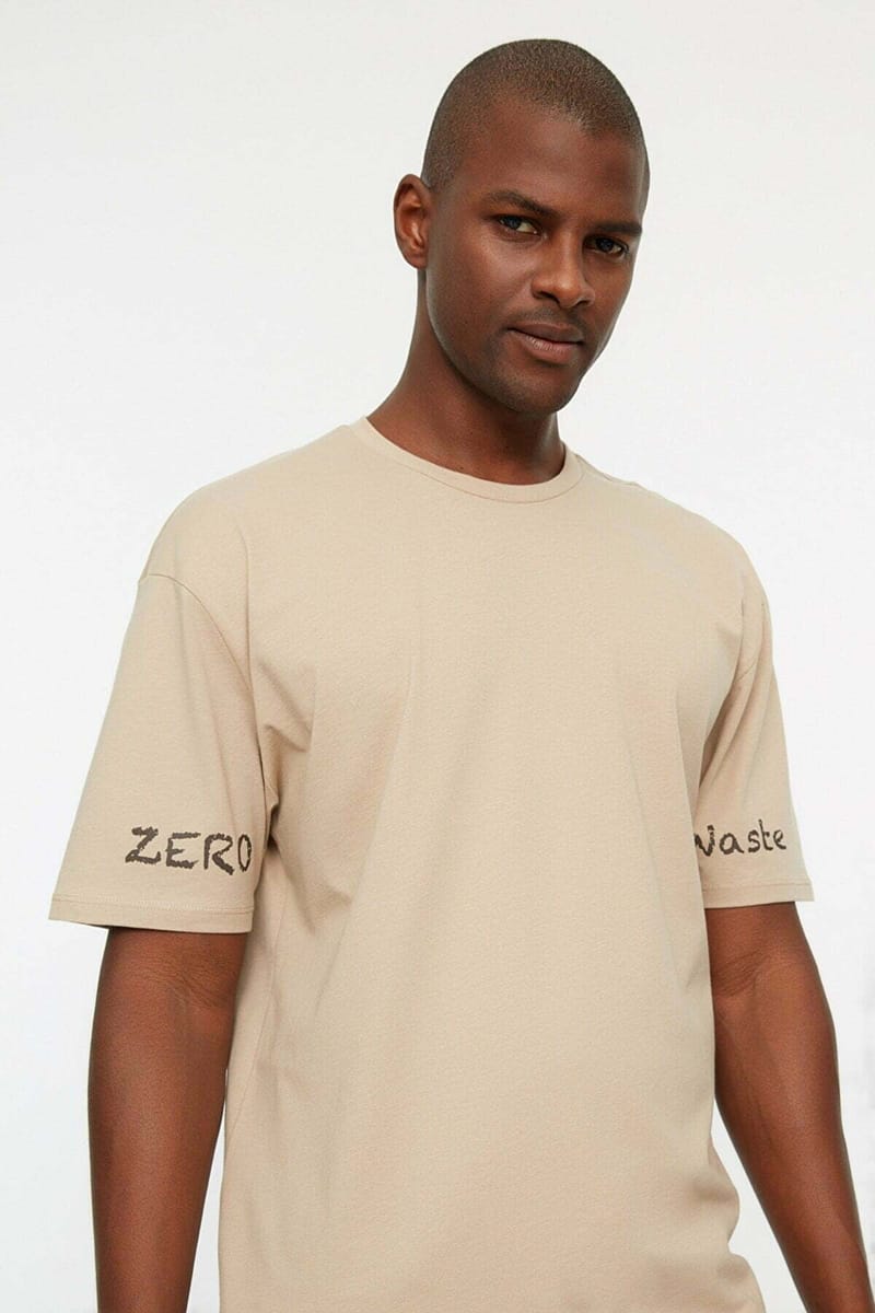Natural Essential Crew Neck Short Sleeve Men's T-Shirt - Short Sleeve T-Shirt 22