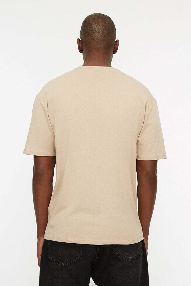 Natural Essential Crew Neck Short Sleeve Men's T-Shirt - Short Sleeve T-Shirt 24