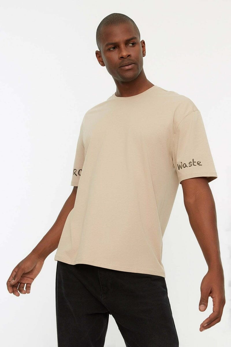 Natural Essential Crew Neck Short Sleeve Men's T-Shirt - Short Sleeve T-Shirt 20