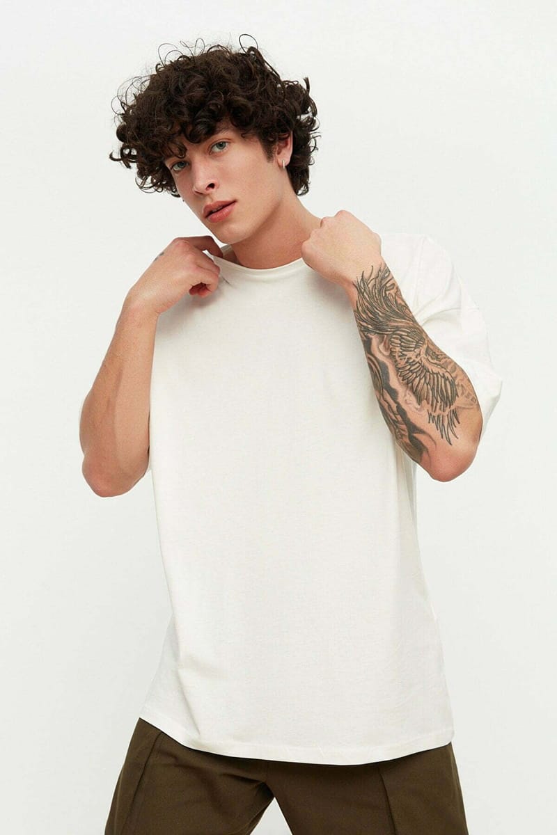 Trendyol - Men's Short Sleeve T-Shirt 31