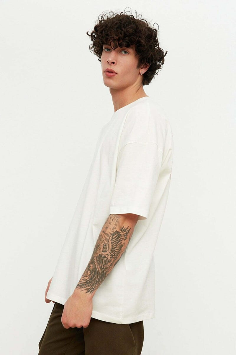 Trendyol - Men's Short Sleeve T-Shirt 32