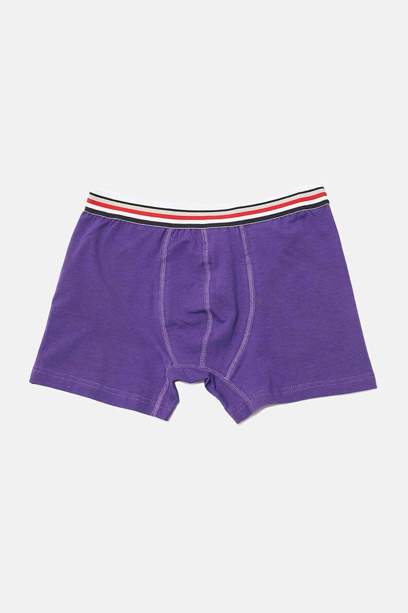 Purple Collection Pack Of 3 Printed Men's Boxers Trendyol - Men's Boxers 1