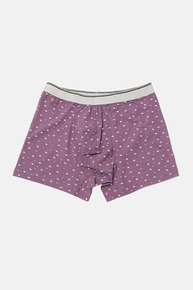 Purple Collection Pack Of 3 Printed Men's Boxers Trendyol - Men's Boxers 2