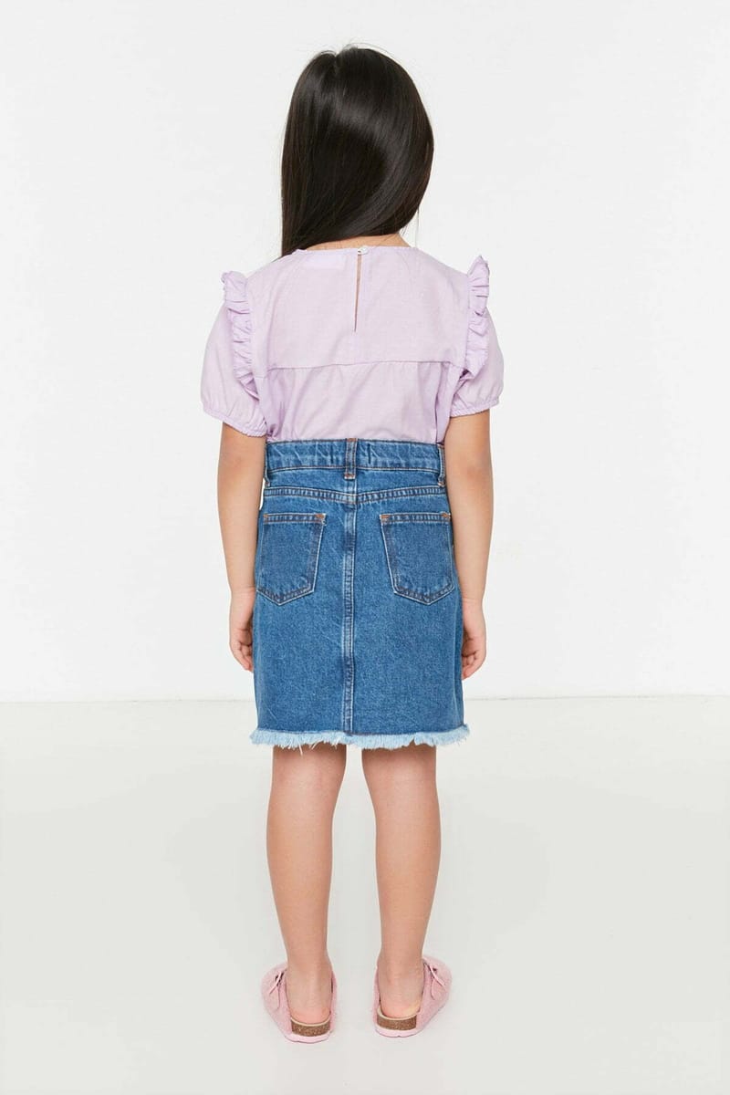11_org_zoom Tasseled Denim Skirt - Skirts 83